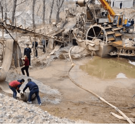 砂石清洗消泡劑應(yīng)用場(chǎng)景圖